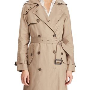 Ralph Lauren Cotton Blend Trench Coat